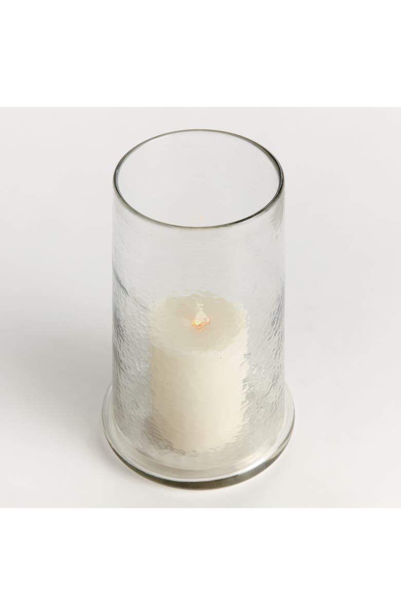Napa Home & Garden Gabriel Hurricane Medium - Tapered Clear Glass Candle Holder, Alternate, color, Clear