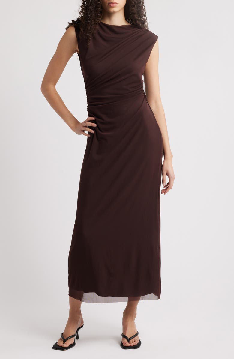 & Other Stories Sleeveless Mesh Dress, Main, color, 