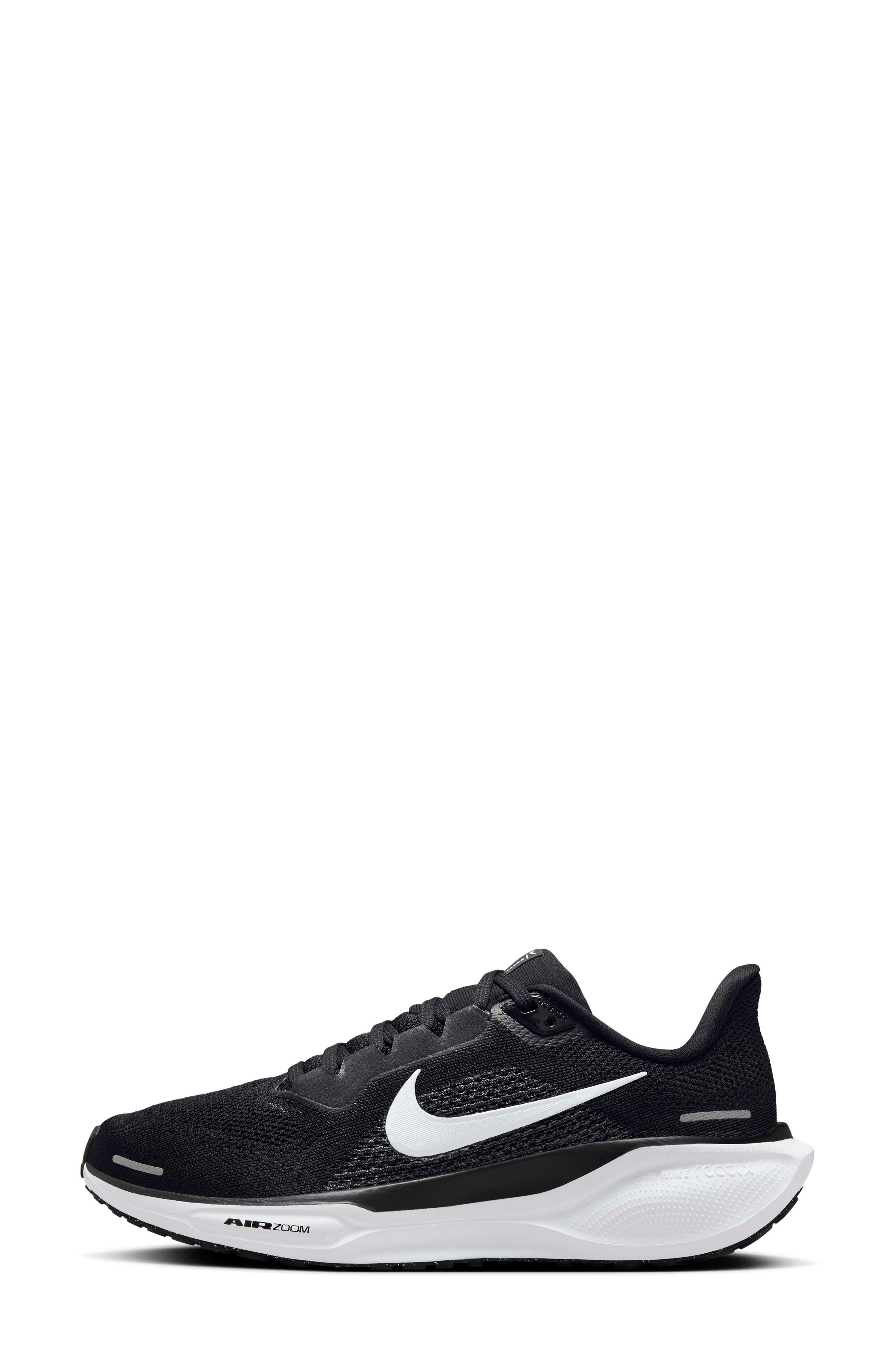 Nike Air Zoom Pegasus 41 Running Shoe, Alternate, color, 002 Black/White