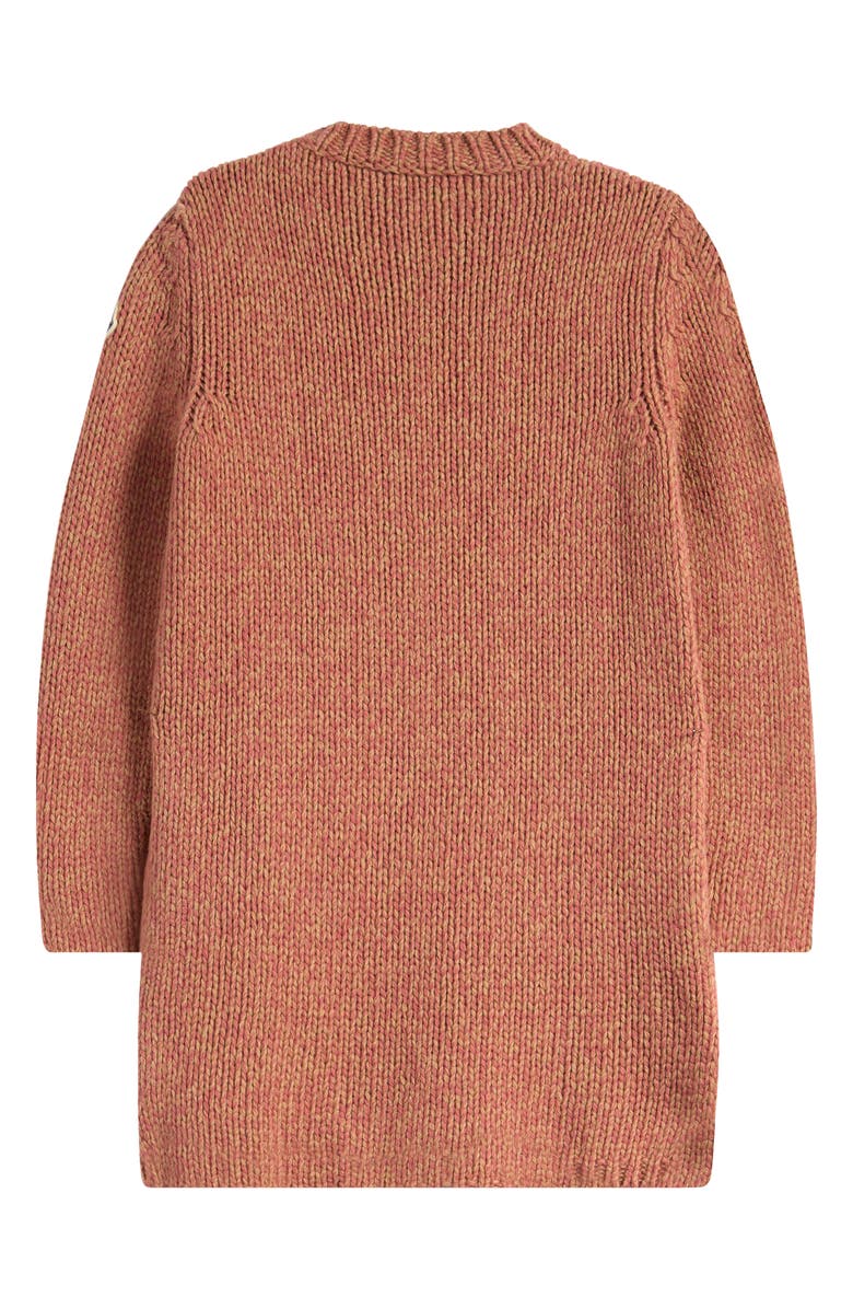 Moncler Kids' Logo Wool Sweater, Alternate, color, 