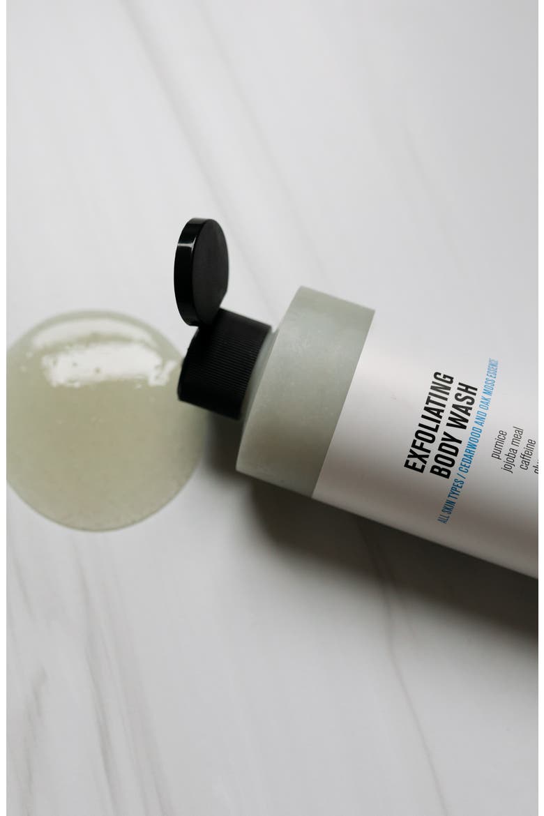 Cedarwood & Oakmoss Essence Exfoliating Body Wash, Alternate, color, NO COLOR