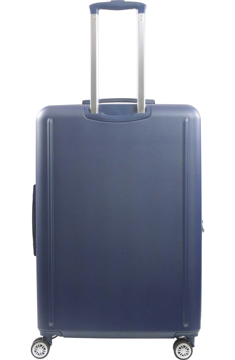 Tommy Bahama 30.5" Hard-Sided 3D Pineapple Luggage with Drawstring Bag, Alternate, color, Navy