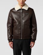 PHILIPP PLEIN Eco Shearling Aviator Jacket Men