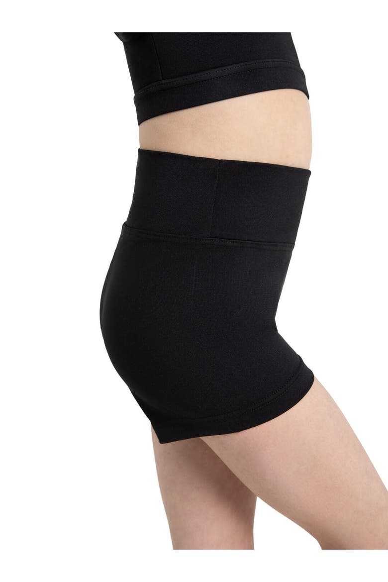 Team Basics High Waisted Short, Alternate, color, black