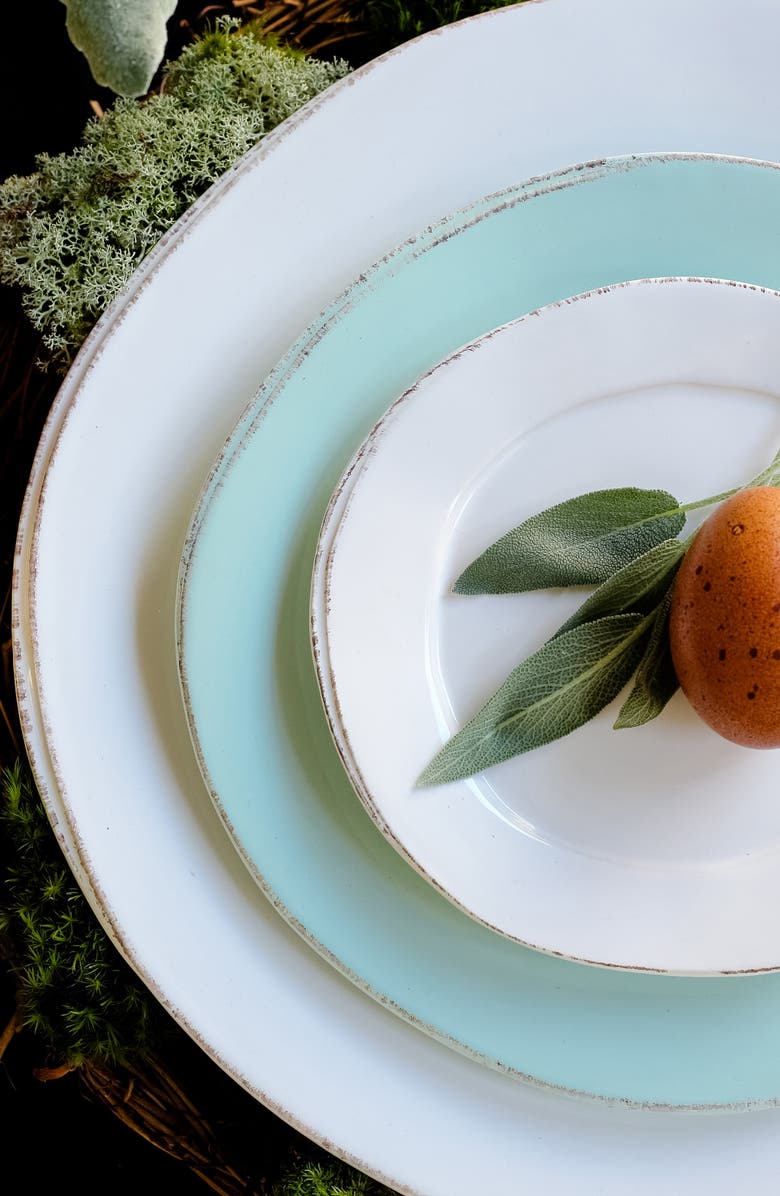 VIETRI Lastra Stoneware Salad Plate, Alternate, color, Aqua
