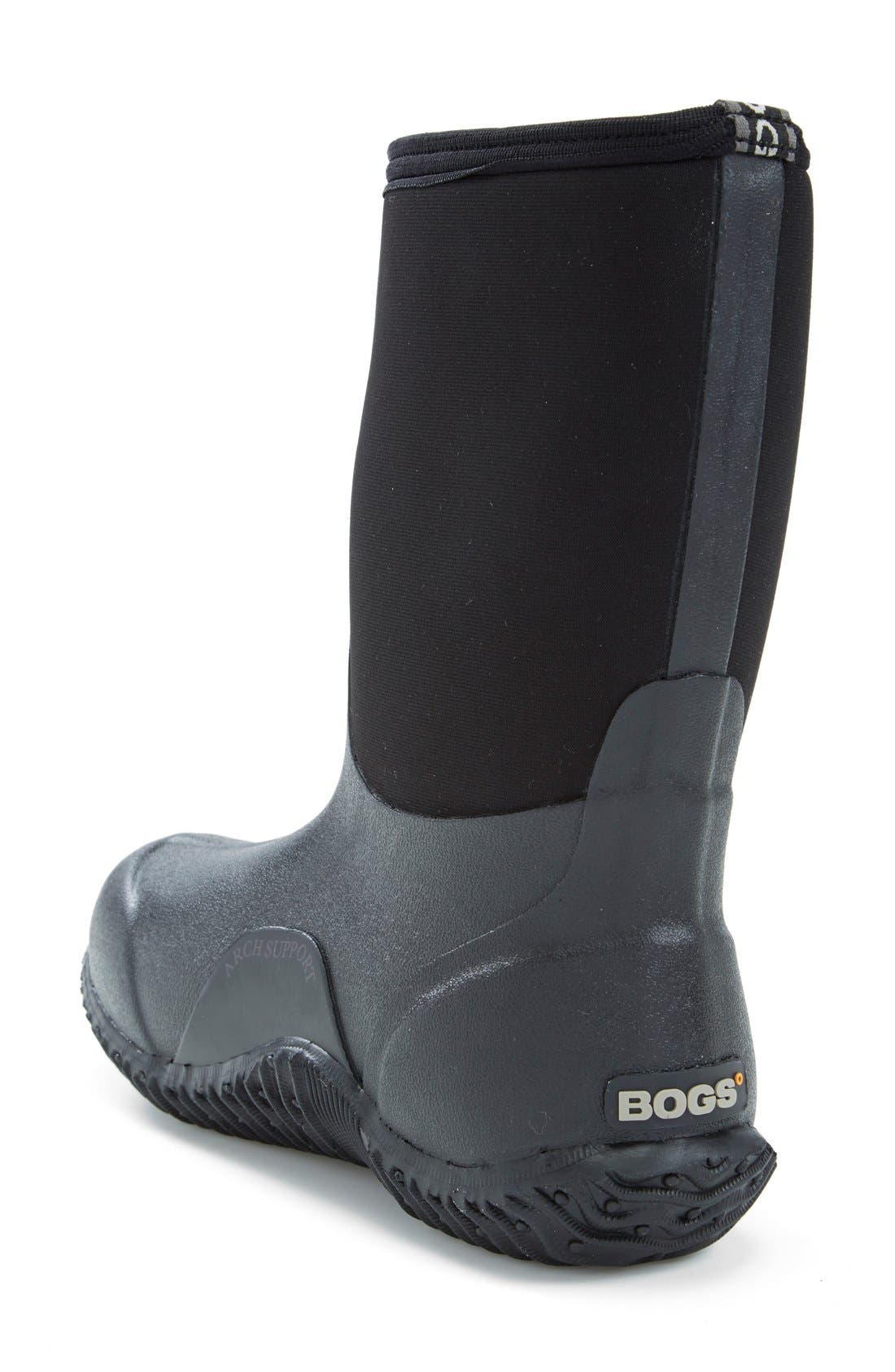 Classic Mid Waterproof Snow Boot, Alternate, color, BLACK