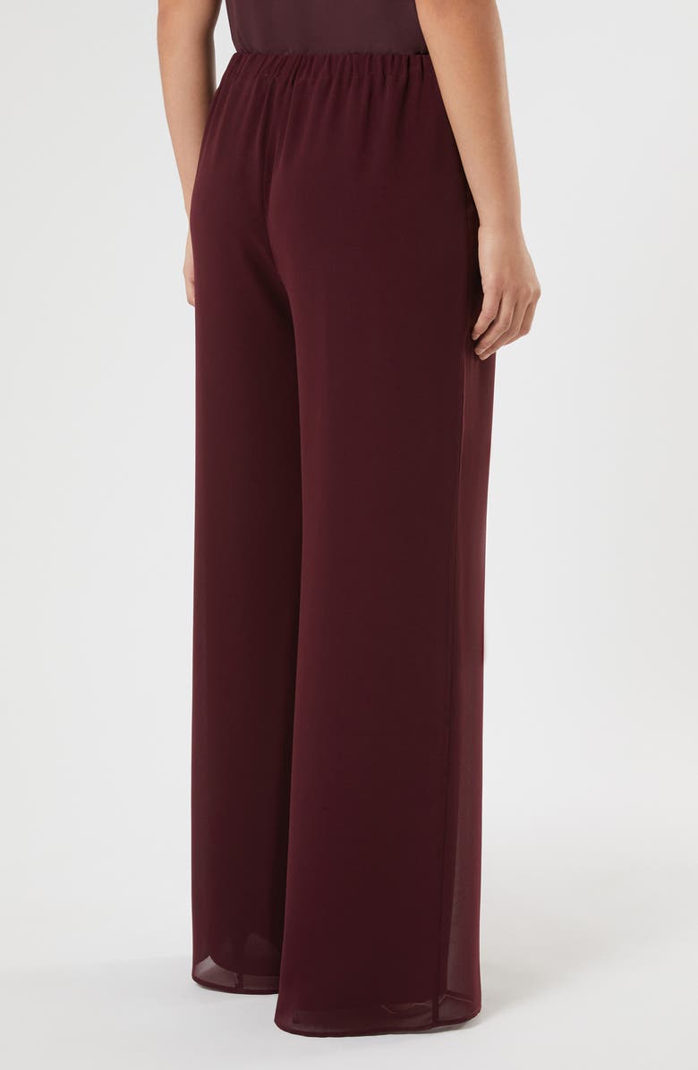 Marina Rinaldi Eunghia Wide Leg Pants, Alternate, color, Red Purple