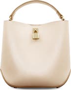 MANGO Mini Faux Leather Shopper Bag