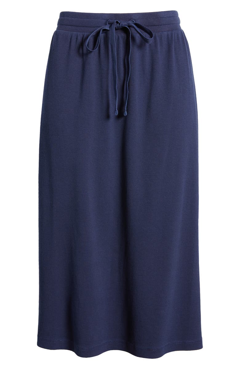 Caslon<sup>®</sup> Side Slit Tie Waist Skirt, Alternate, color,