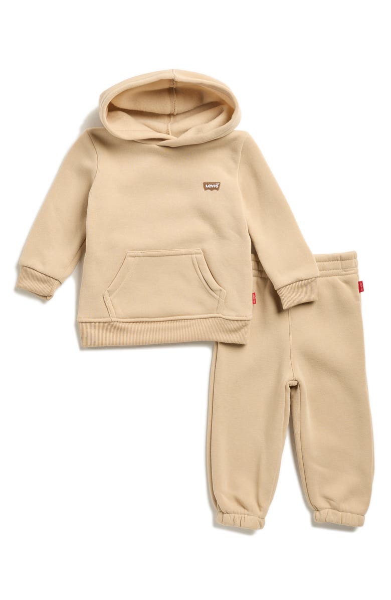 Levi's Batwing Hoodie & Joggers Set, Main, color, Safari