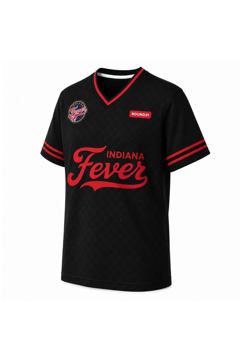 Men's round21  Black Indiana Fever Soccer Jersey, Alternate, color, Black