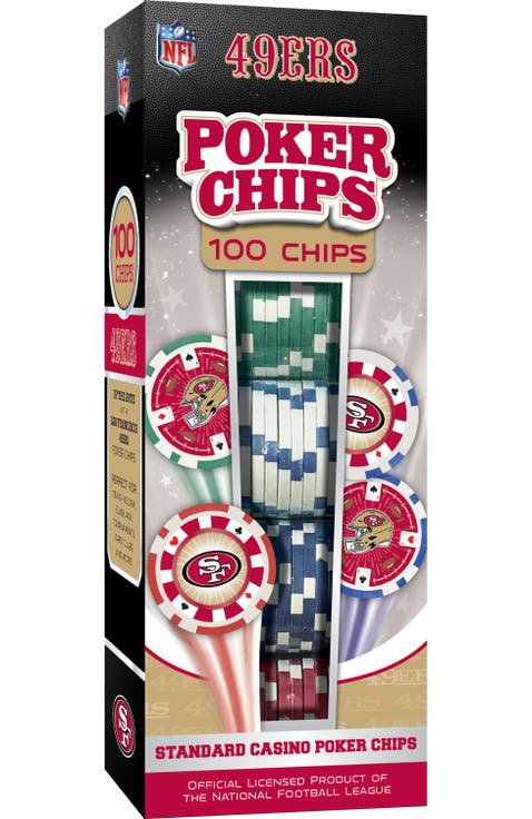 San Francisco 49ers 100pc Poker Chips