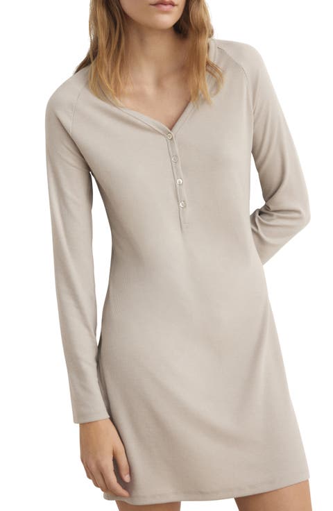 Rib Knit Nightgown
