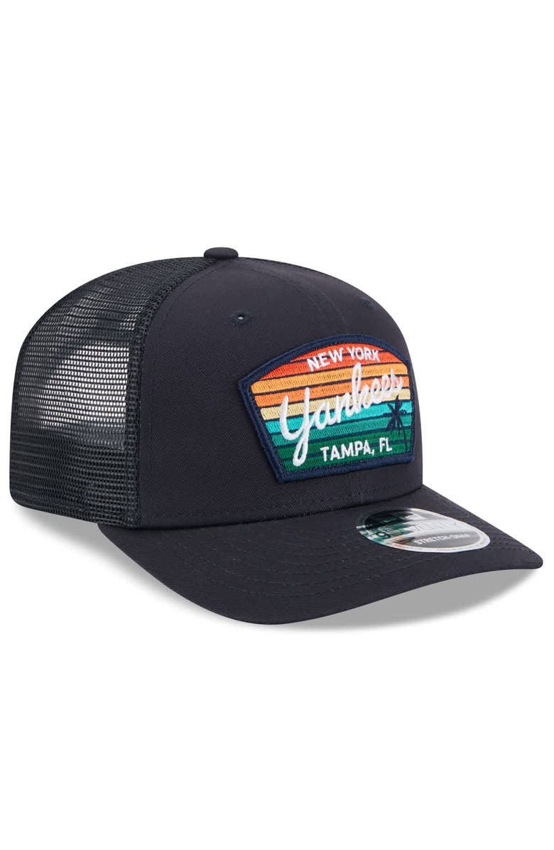 New Era Men's New Era  Navy New York Yankees 2025 Spring Training 9SEVENTY Stretch-Snap Trucker Hat, Alternate, color, 