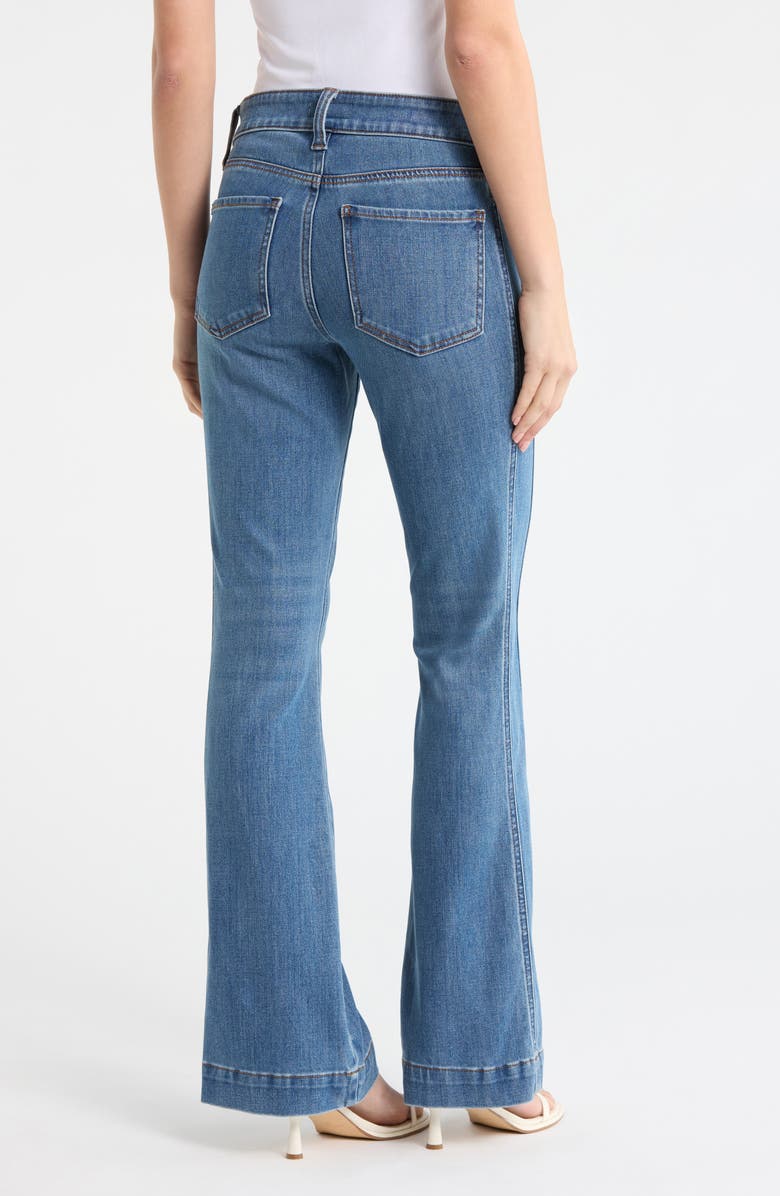 KUT from the Kloth Natalie Paneled High Waist Bootcut Jeans, Alternate, color, Alliance