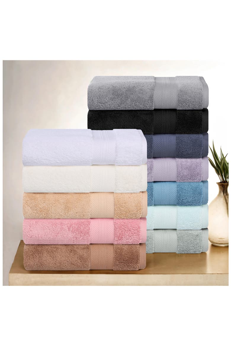 Aria 3-Piece Turkish Cotton Towel Set, Alternate, color, TAUPE