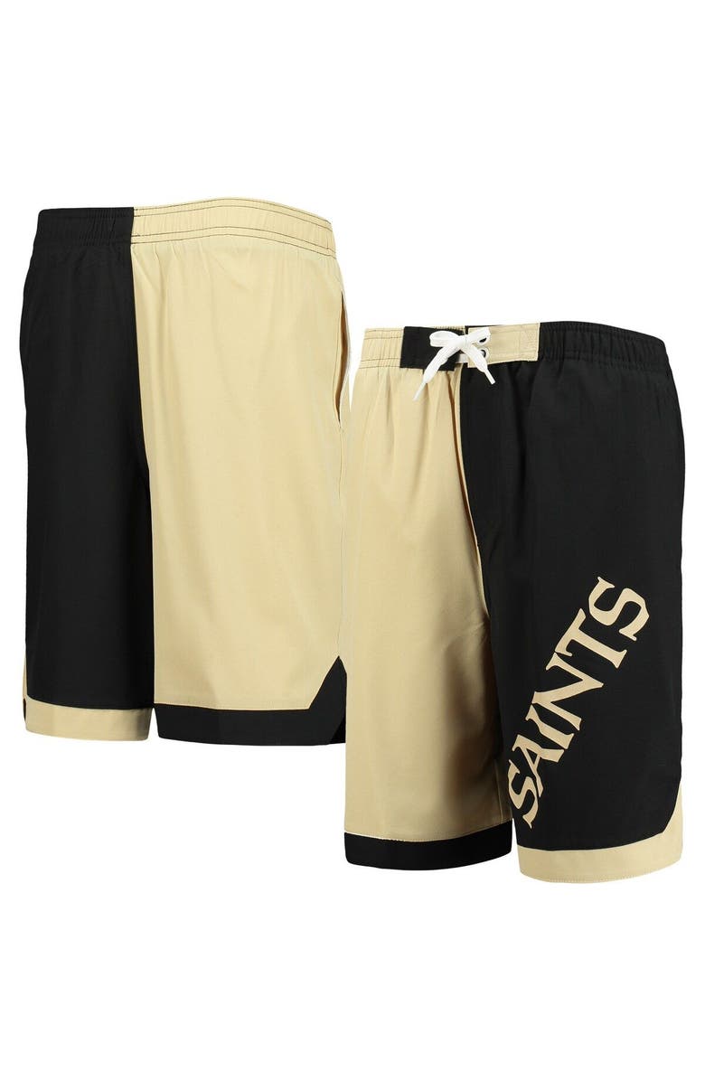Outerstuff Youth Gold/Black New Orleans Saints Conch Bay Board Shorts, Main, color, Gold