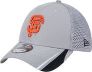 New Era Men's New Era  Gray San Francisco Giants Linear 39THIRTY Flex-Fit Hat