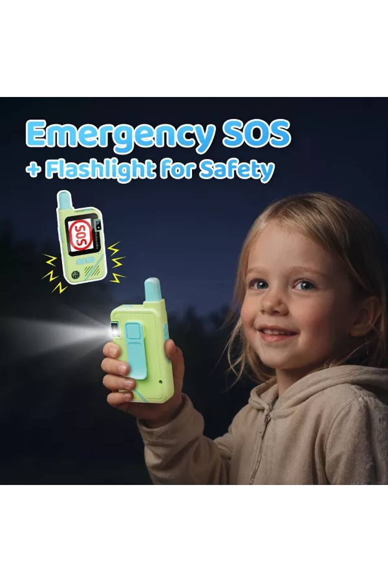 Kids Video Walkie Talkies 2 Pack, Alternate, color, MultiColor