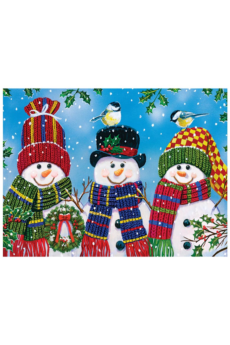 Snowy Afternoon Friends 300pc Puzzle, Alternate, color, Multicolor