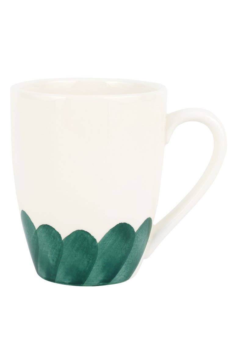 VIETRI Lisbon Brushstroke Mug, Main, color, Green