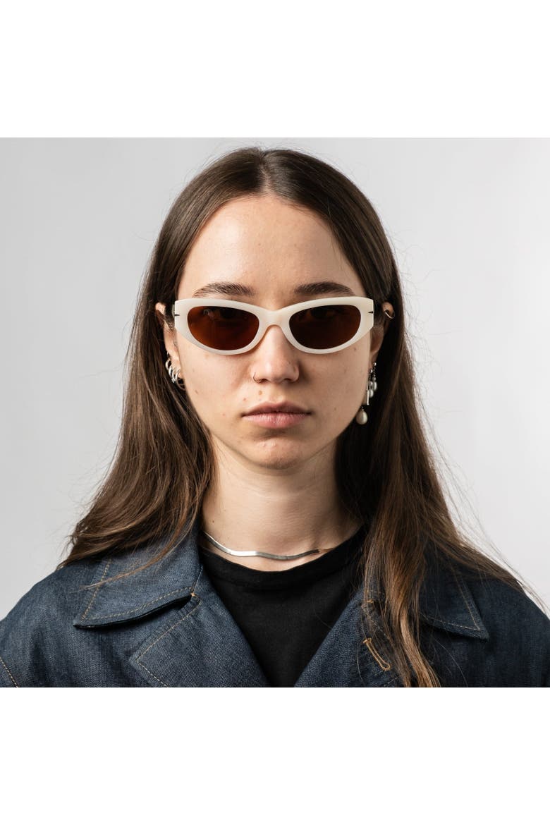 Bleach Sunglasses, Alternate, color, Bone - Polarized Bronze