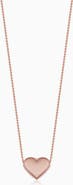 Oradina 14K Gold Heart of Gold Pendant Necklace
