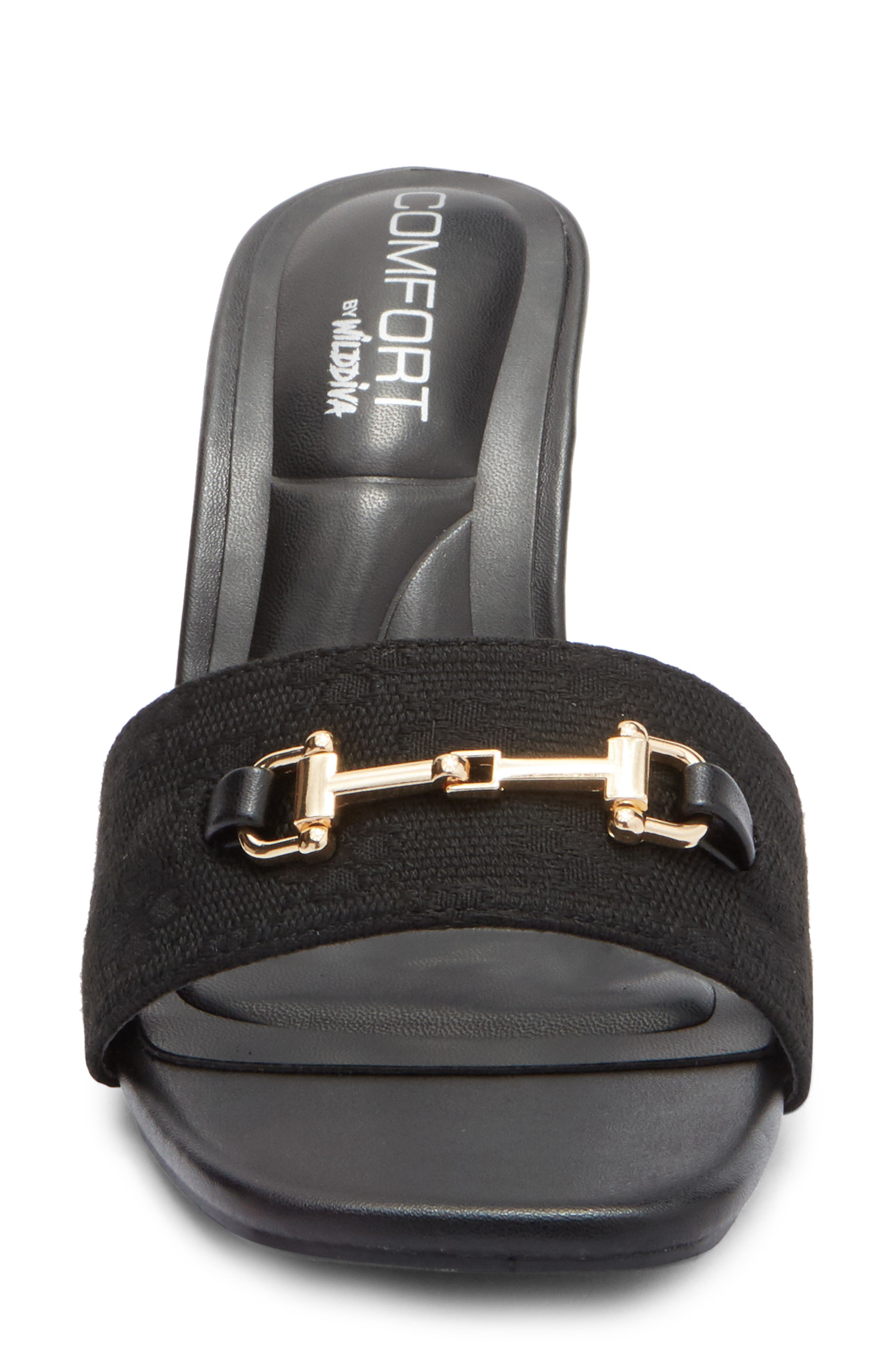 WILD DIVA LOUNGE Viera Block Heel Bit Sandal, Alternate, color, 