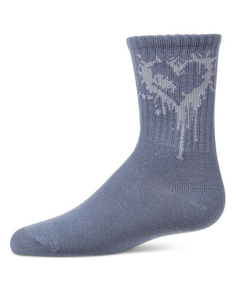 Dripping Heart Novelty Crew Sock (Toddler, Little Kid & Big Kid)