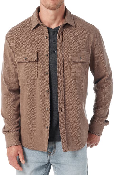 Dunewood Stretch Flannel Button-Up Shirt