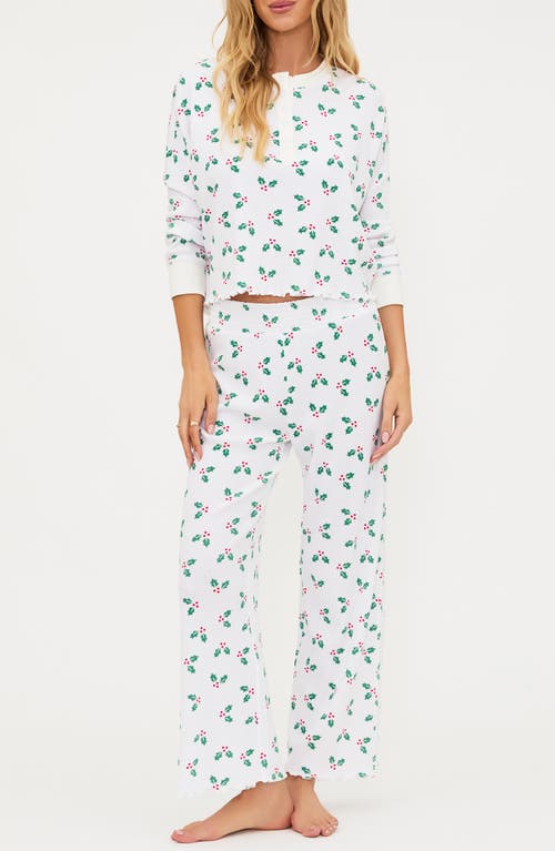 Beach Riot Pacific Pajamas In White