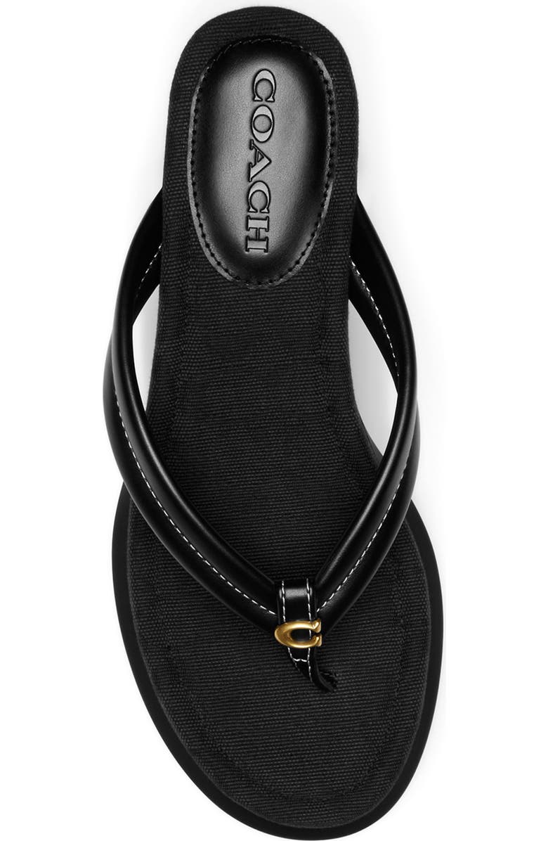 COACH Franki Platform Wedge Flip Flop, Alternate, color,