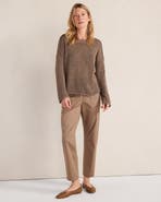 Haven Well Within Linen Tape Yarn Crewneck