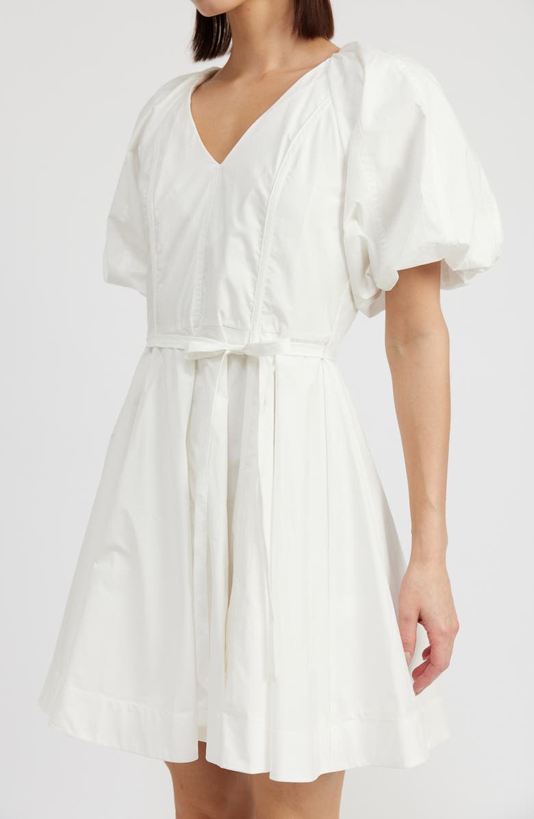 En Saison Caymen Cotton Puff Sleeve Minidress, Alternate, color, 