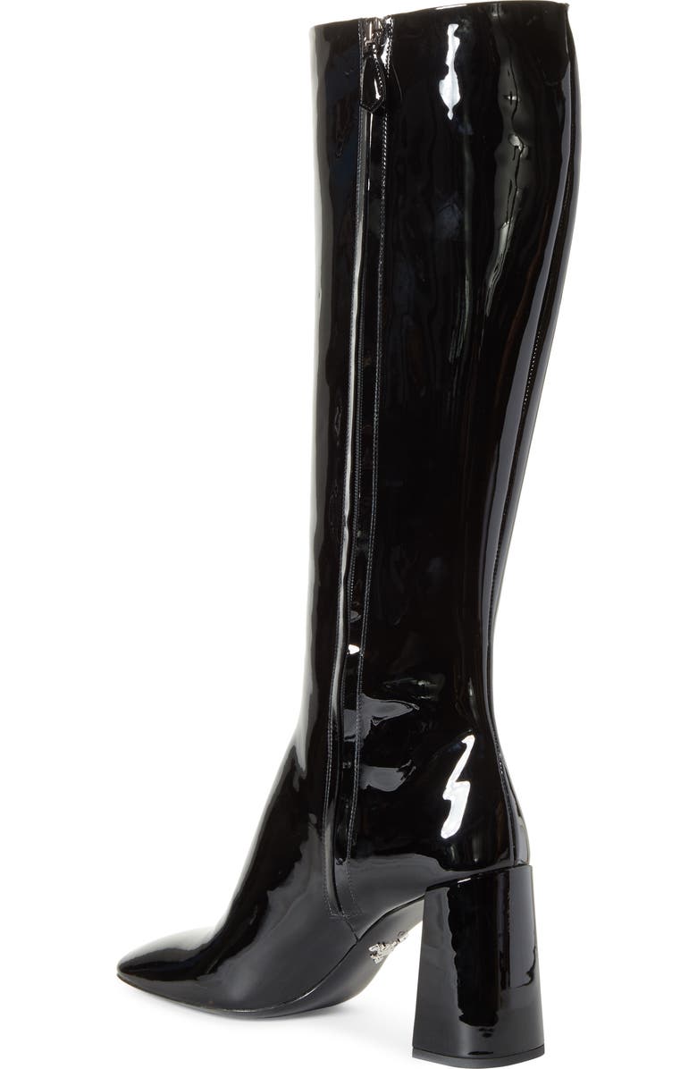 Prada Square Toe Knee High Boot, Alternate, color,