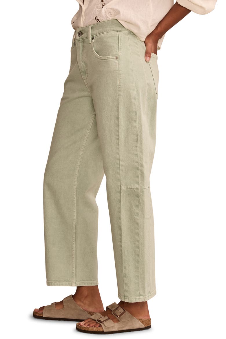 Barrel Leg Jeans, Alternate, color, MINTY FRESH WASH