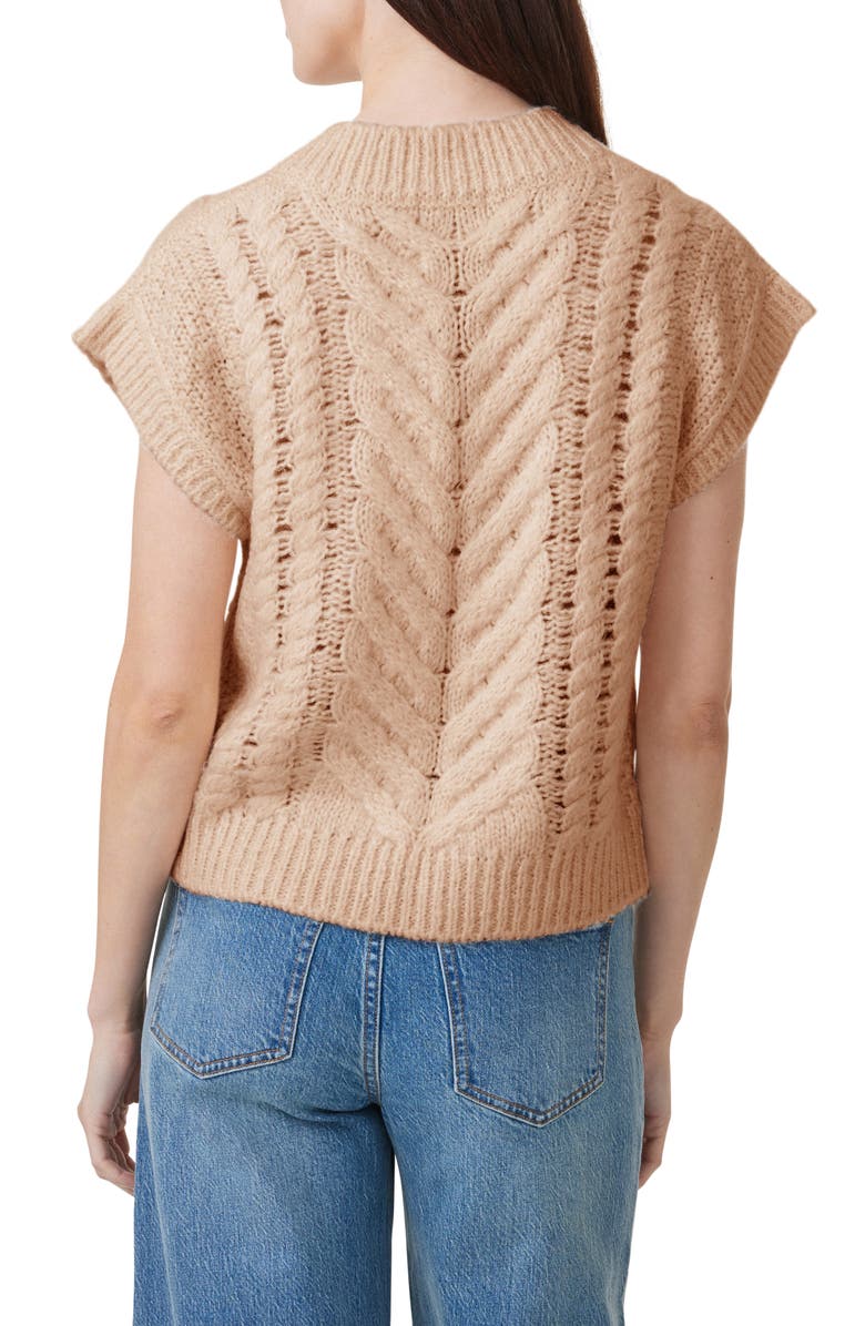 Habitual Cable Stitch Sweater Vest, Alternate, color, 