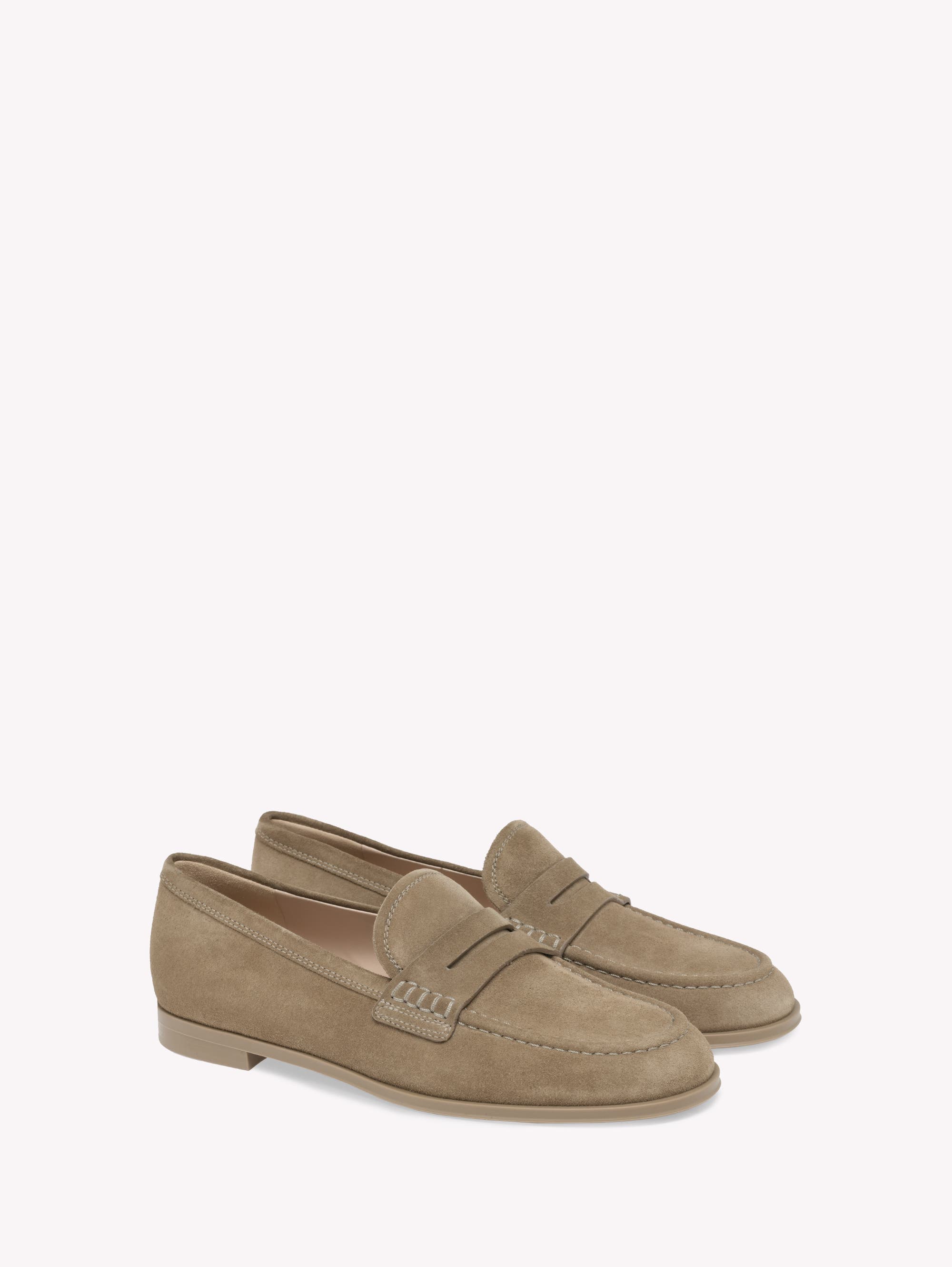 Gianvito Rossi Georgie Mocassin, Alternate, color, Metallic Brown