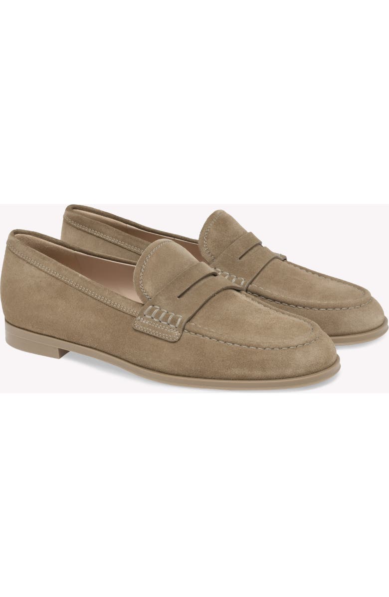 Gianvito Rossi Georgie Mocassin, Alternate, color, Metallic Brown