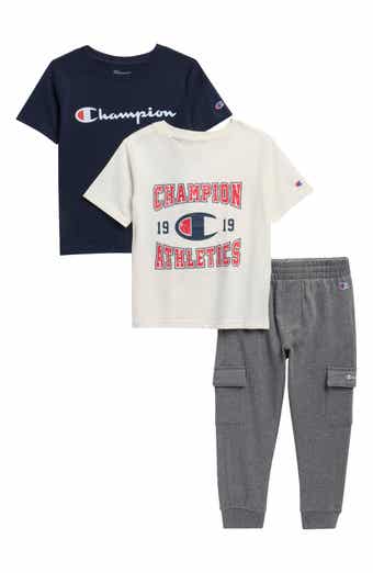 Kids' 3-Piece T-Shirts and Cargo Joggers Set