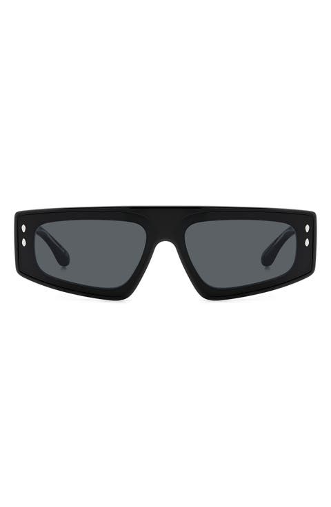 66mm Square Sunglasses