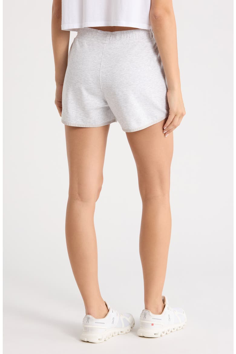 Cloud Drawstring Shorts, Alternate, color, HEATHER LIGHT GREY