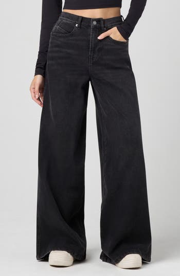 Florence By Mills Wide Leg Jeans In Black