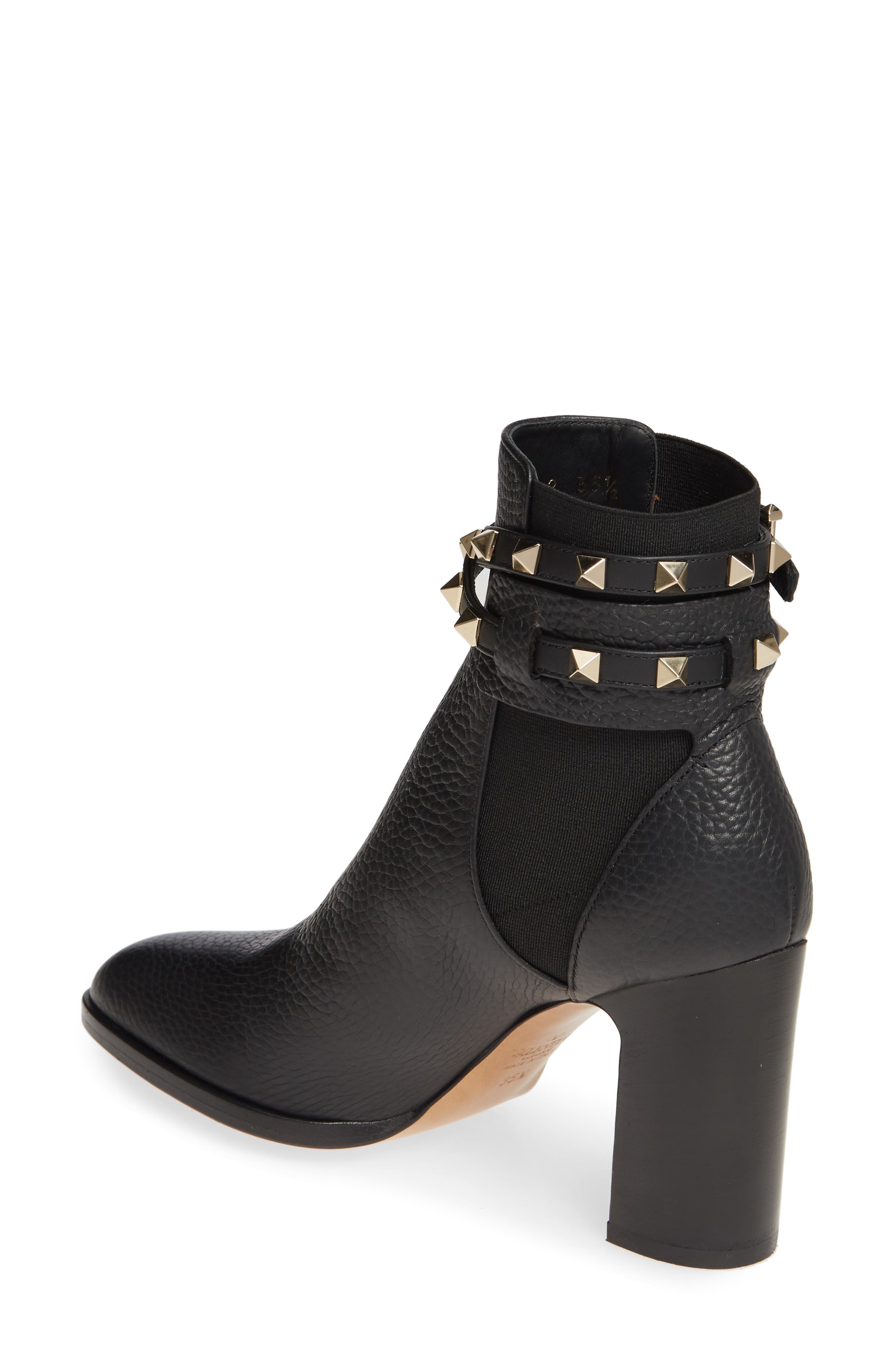 Valentino Garavani Beatle Rockstud Wrap Bootie, Alternate, color, 