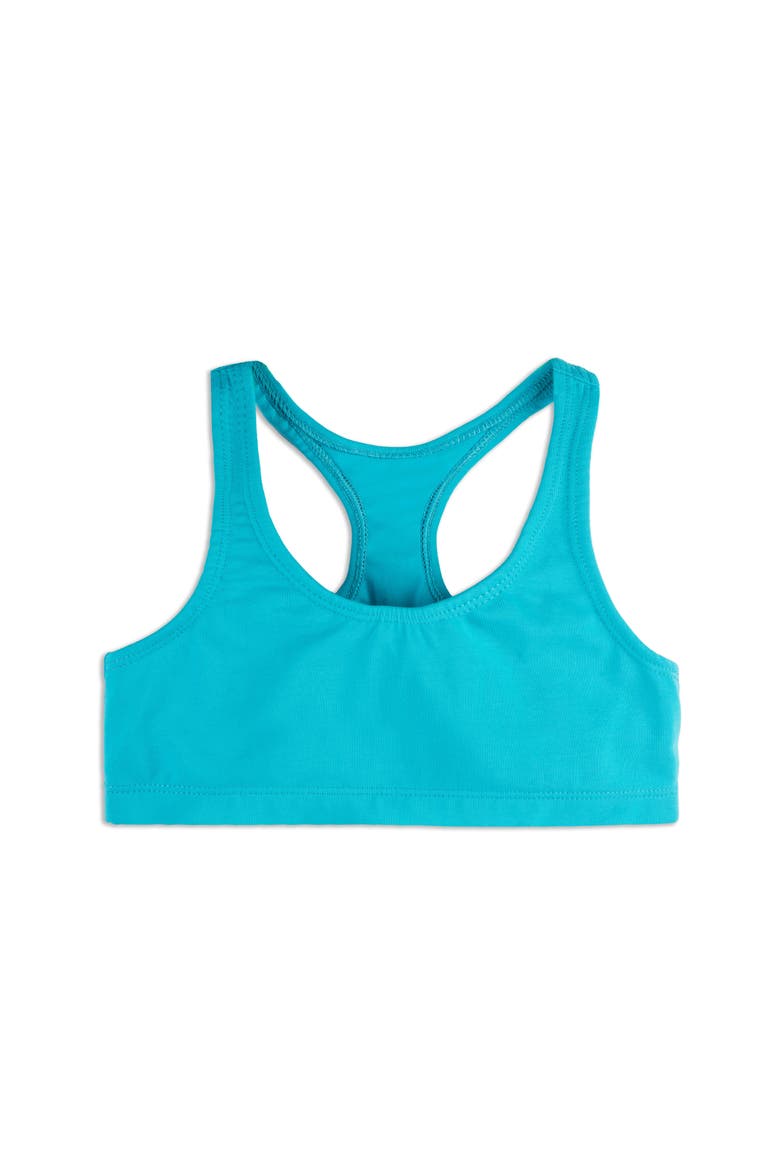 Organic Cotton Girls Sports Bras 3-pk, Alternate, color, Bright Lights