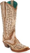 CORRAL Overlay Mid Calf Western Boot