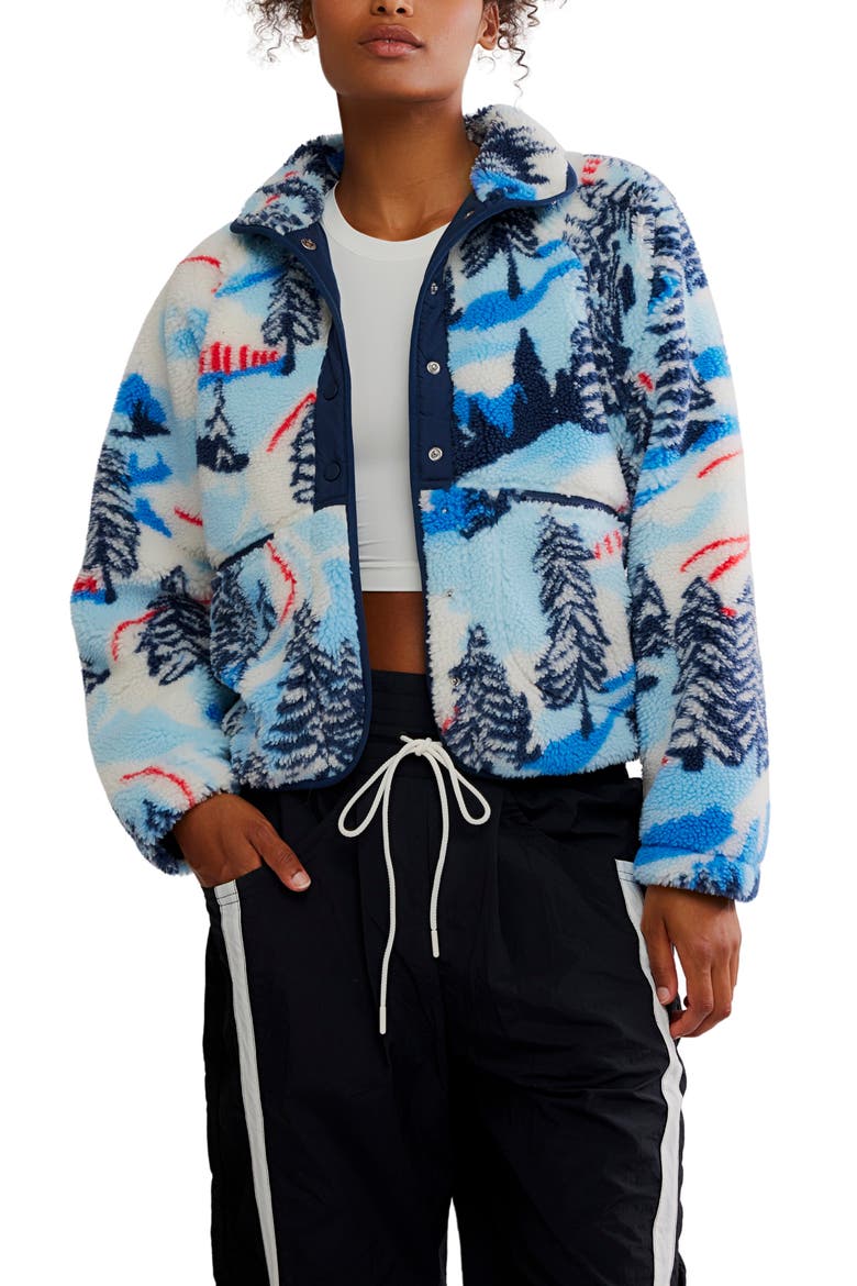 FP Movement Rocky Ridge Fleece Jacket, Main, color, ALPINE COMBO