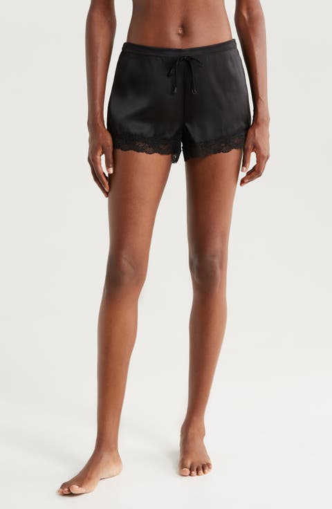 Milky Silk Pajama Shorts