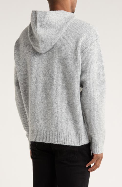 Civil Society Brushed Knit Oversized Hoodie In Gray