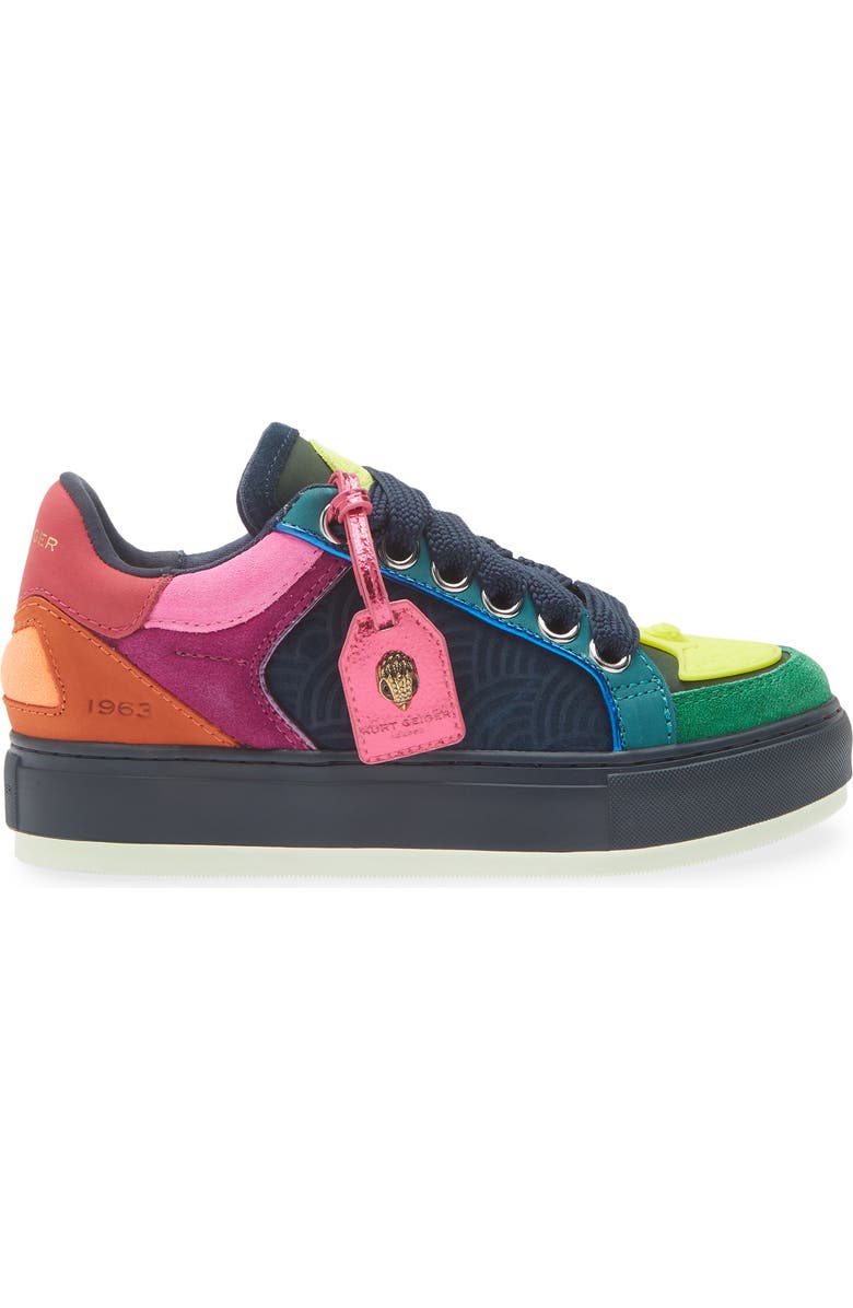 KG Kurt Geiger Southbank Tag Sneaker, Alternate, color, Blue Multi